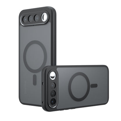 Funda MagSafe para Realme 16, Techsuit, PureFrost, Negra Satinada