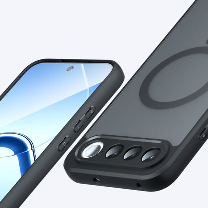 Funda MagSafe para Realme 16, Techsuit, PureFrost, Negra Satinada