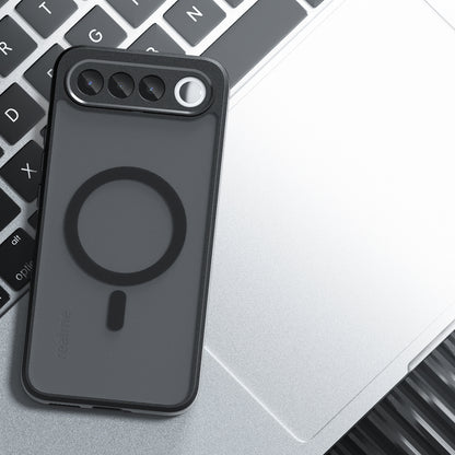 Funda MagSafe para Realme 16, Techsuit, PureFrost, Negra Satinada