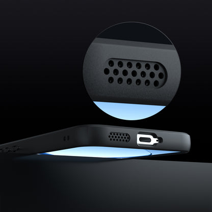 Funda MagSafe para Realme 16, Techsuit, PureFrost, Negra Satinada