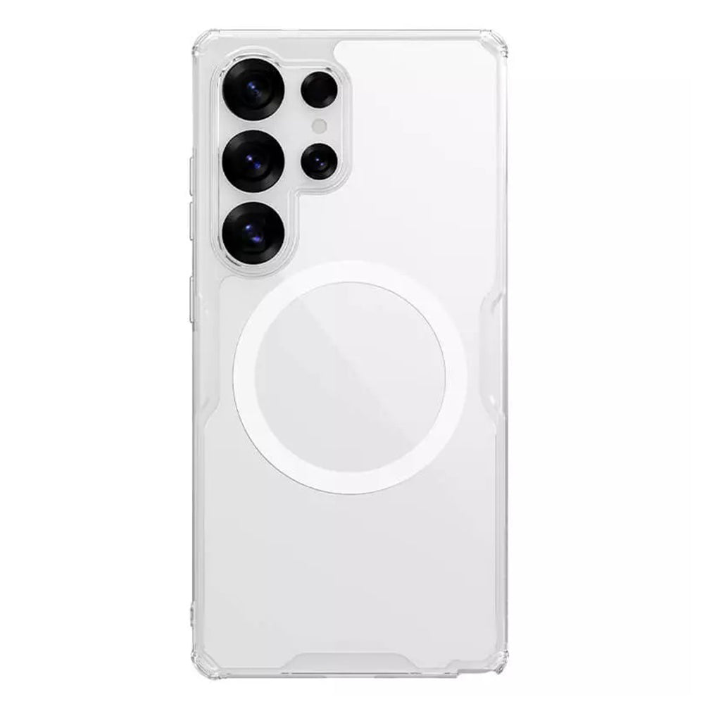 Funda MagSafe para Samsung Galaxy S25 Ultra S938, Nillkin, Nature Pro, Transparente