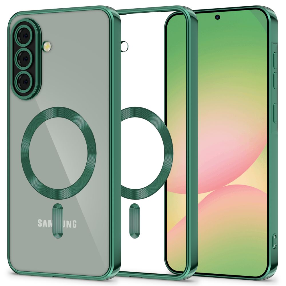 Funda MagSafe para Samsung Galaxy A56 A566, Tech-Protect, Magflex, Verde