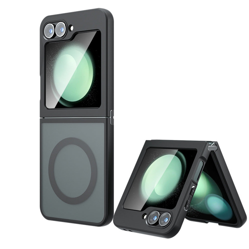 Funda MagSafe para Samsung Galaxy Z Flip6 F741, Techsuit, PureFrost, Negra