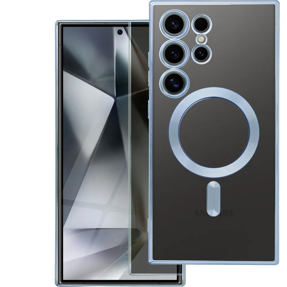 MagSafe Case for Samsung Galaxy S25 FE, OEM, Electro Mag, Blue