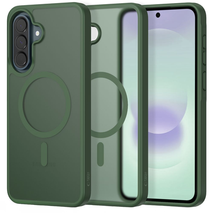 Funda MagSafe para Samsung Galaxy A37 5G / A56 A566 / A36 A366, Tech-Protect, Magmat, Verde Mate