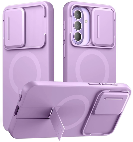 Funda MagSafe para Samsung Galaxy A57 5G, Tech-Protect, Kevlar Aura, Violeta