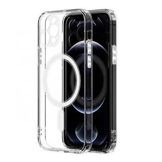 Funda MagSafe para Samsung Galaxy S24 S921, OEM, 1800 Gauss, Transparente