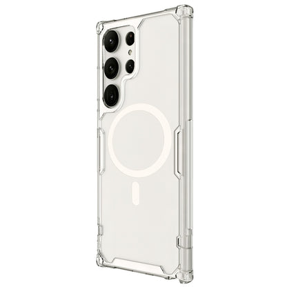 Funda MagSafe para Samsung Galaxy S23 Ultra S918, Nillkin, Nature Pro, Transparente 