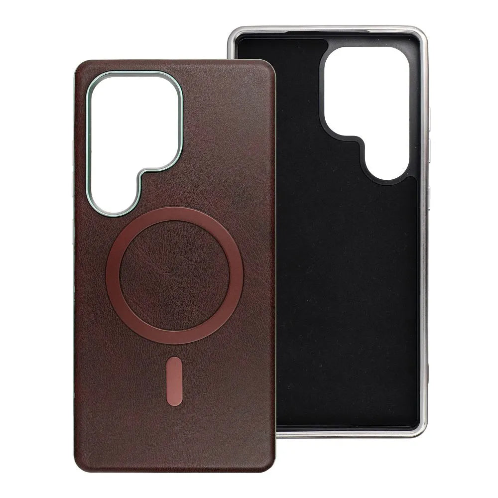 MagSafe Case for Samsung Galaxy A56 A566, OEM, Gentleman Mag, Brown
