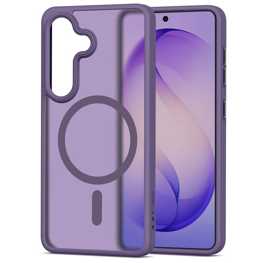 Funda MagSafe para Samsung Galaxy S26 S942, Tech-Protect, Magmat, Morado Mate