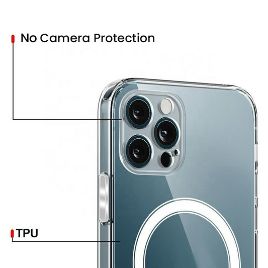 Funda MagSafe para Samsung Galaxy S25 Ultra S938, OEM, 1800 Gauss, Transparente