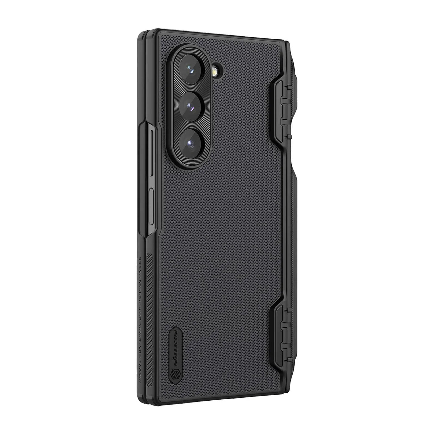 Funda MagSafe para Samsung Galaxy Z Fold6 F956, Nillkin, Super Frosted Shield con soporte para bolígrafo, Negro 