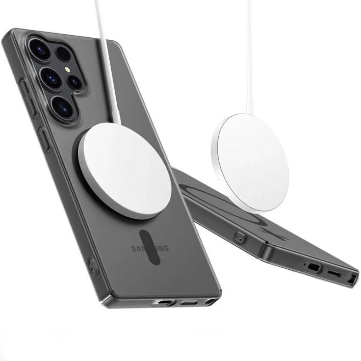 Funda MagSafe para Samsung Galaxy S25 Edge S937, Tech-Protect, MagSlim, Negra