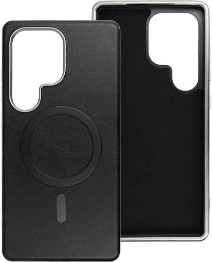Funda MagSafe para Samsung Galaxy A36 A366, OEM, Gentleman Mag, Negra