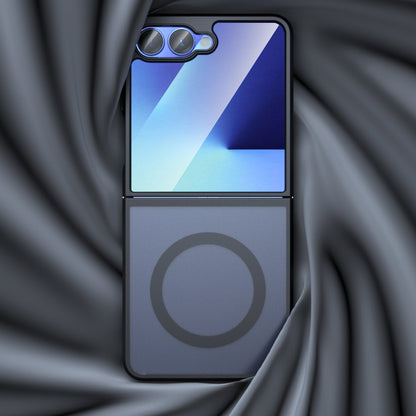 MagSafe Case for Samsung Galaxy Z Flip7 F766, Techsuit, PureFrost, Satin Black