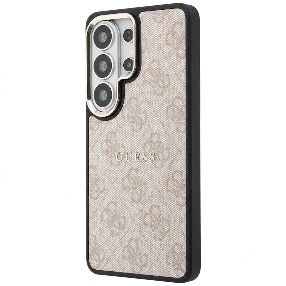 Funda MagSafe para Samsung Galaxy S26 Ultra S948, Guess, 4G Embossed Ring, Rosa