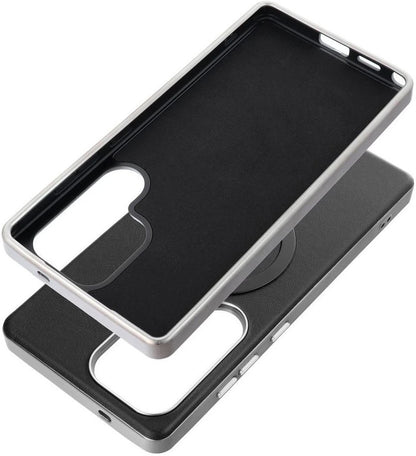 Funda MagSafe para Samsung Galaxy A36 A366, OEM, Gentleman Mag, Negra