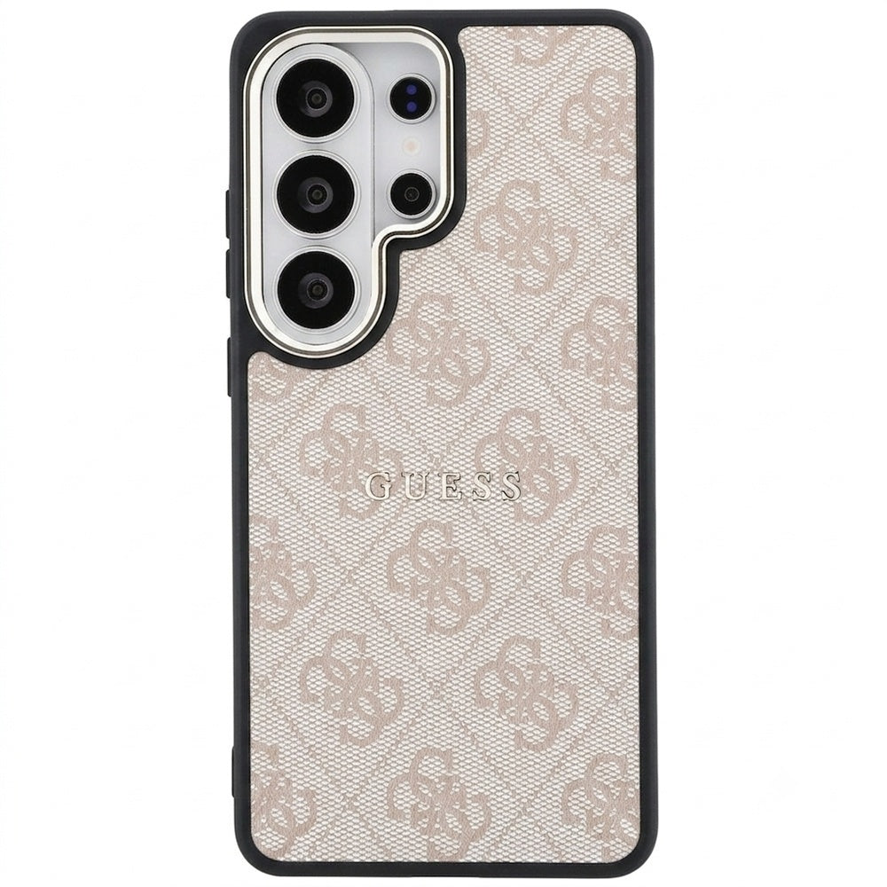 Funda MagSafe para Samsung Galaxy S26 Ultra S948, Guess, 4G Embossed Ring, Rosa