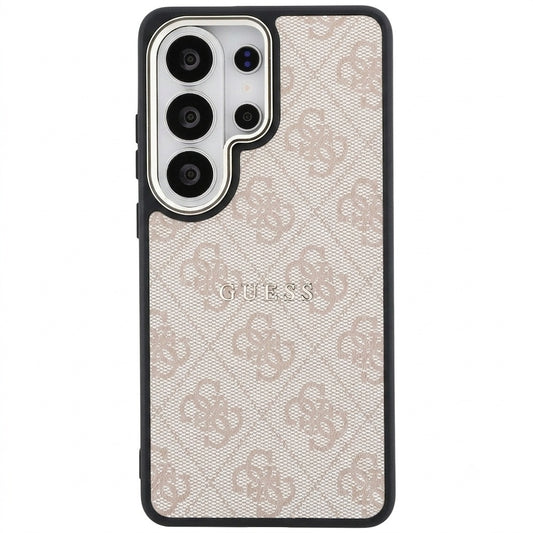 Funda MagSafe para Samsung Galaxy S26 Ultra S948, Guess, 4G Embossed Ring, Rosa