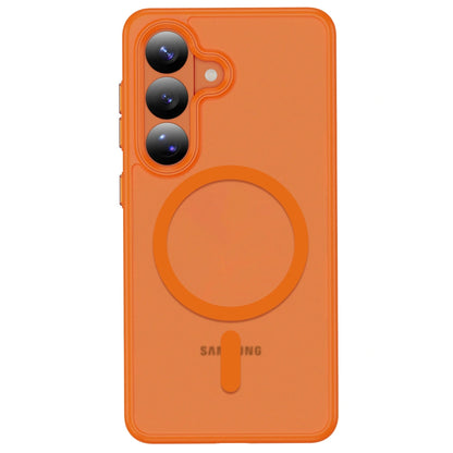 Funda MagSafe para Samsung Galaxy S26 S942, Tech-Protect, Magmat, Naranja Mate