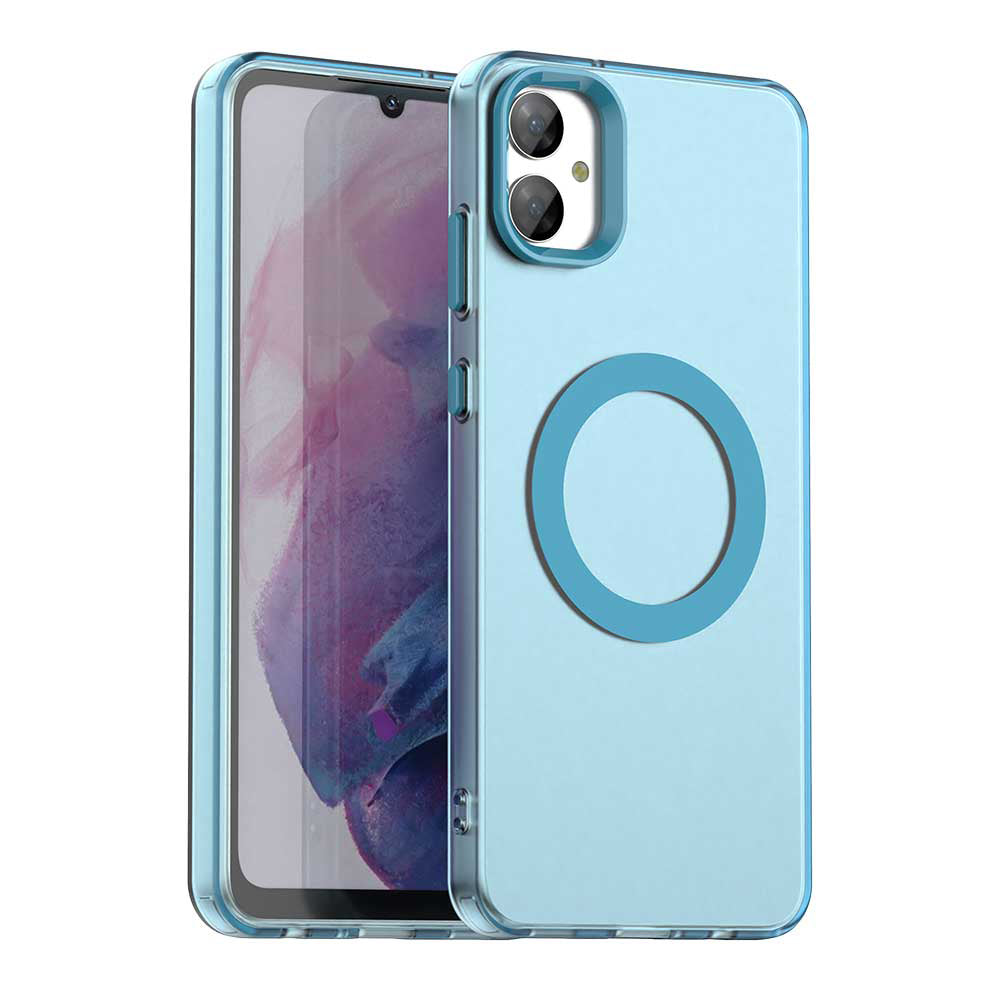 Funda MagSafe para Samsung Galaxy A05 A055, Techsuit, CandyCase, Azul