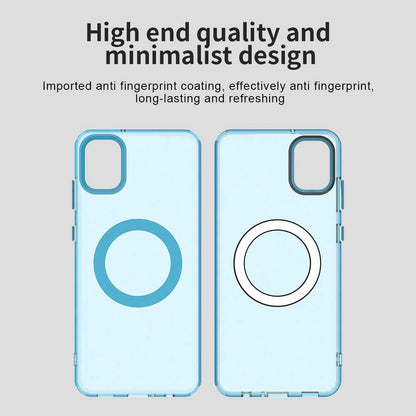 Funda MagSafe para Samsung Galaxy A05 A055, Techsuit, CandyCase, Azul