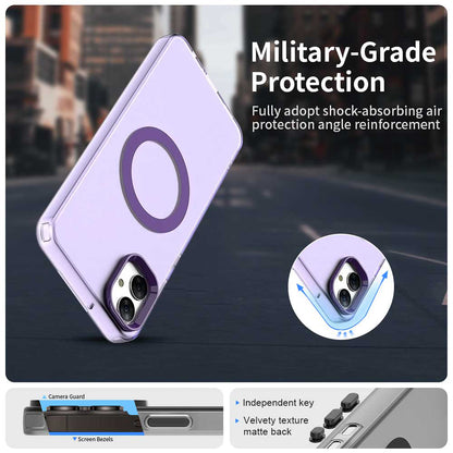 Funda MagSafe para Samsung Galaxy A05 A055, Techsuit, CandyCase, Morado