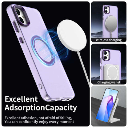 Funda MagSafe para Samsung Galaxy A05 A055, Techsuit, CandyCase, Morado