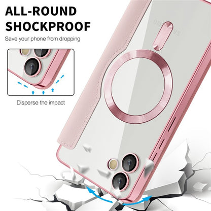 Funda MagSafe para Samsung Galaxy A05 A055, Techsuit, SmartMag Book, Rosa