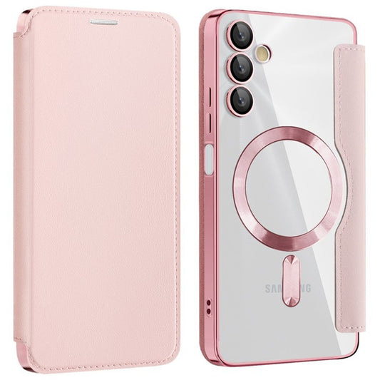 Funda MagSafe para Samsung Galaxy A05s A057, Techsuit, SmartMag Book, Rosa