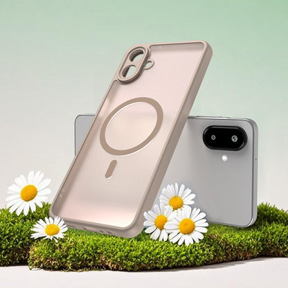 Funda MagSafe para Samsung Galaxy A07 4G A075, Techsuit, HaloFrost II, Dorada