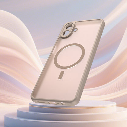 Funda MagSafe para Samsung Galaxy A07 4G A075, Techsuit, HaloFrost II, Dorada