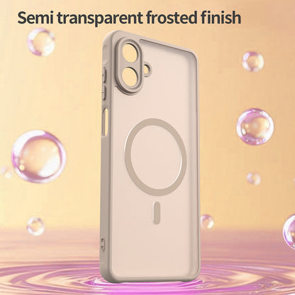 Funda MagSafe para Samsung Galaxy A07 4G A075, Techsuit, HaloFrost II, Dorada