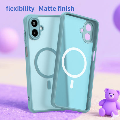 Funda MagSafe para Samsung Galaxy A07 4G A075, Techsuit, HaloFrost II, Verde Claro