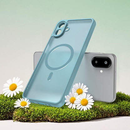 Funda MagSafe para Samsung Galaxy A07 4G A075, Techsuit, HaloFrost II, Verde Claro