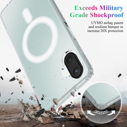 Funda MagSafe para Samsung Galaxy A07 4G A075, Techsuit, Pro, Transparente