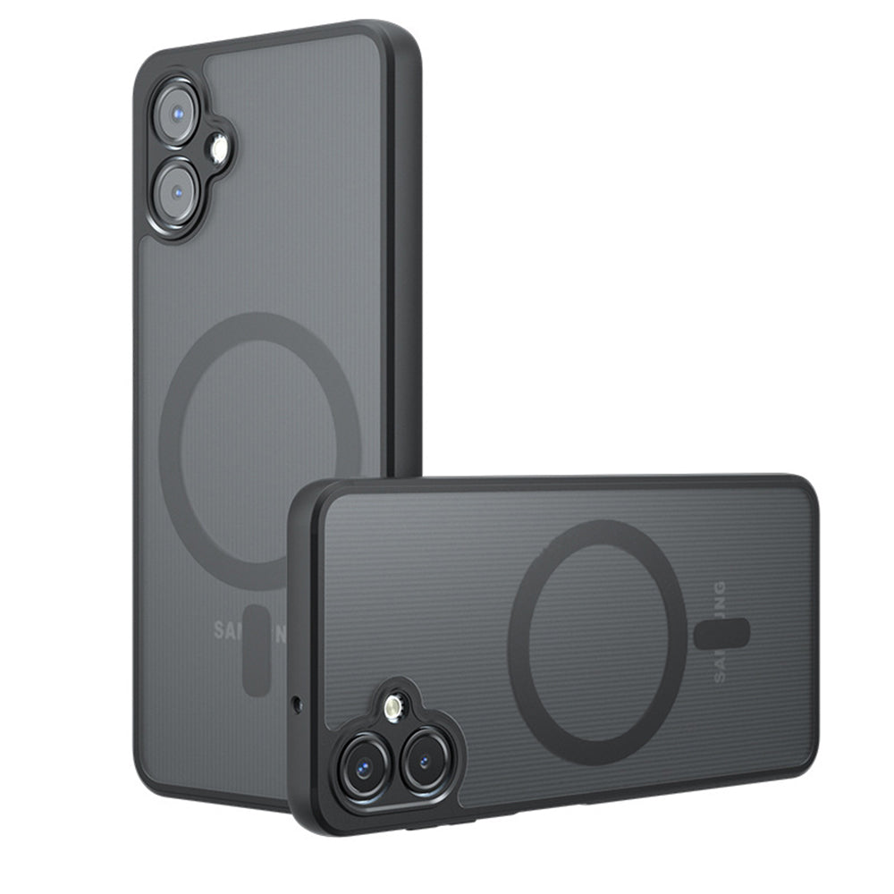 Funda MagSafe para Samsung Galaxy A07 4G A075, Techsuit, PureFrost, Negra Satinada