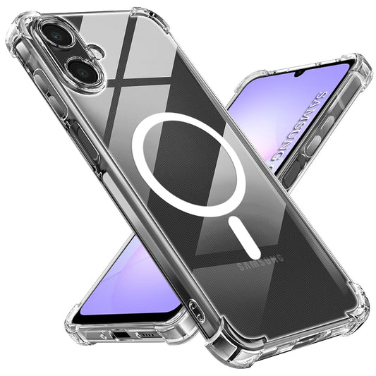 Funda MagSafe para Samsung Galaxy A07 4G A075, Techsuit, Antigolpes, Transparente