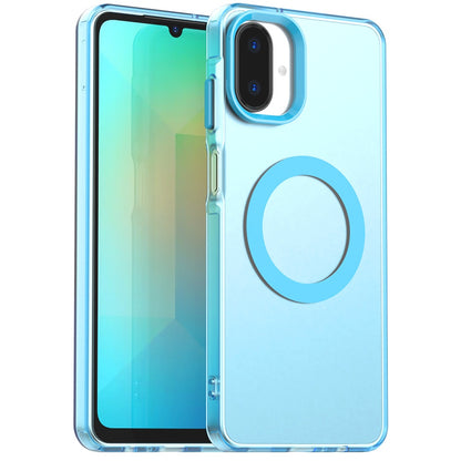 Funda MagSafe para Samsung Galaxy A07 4G A075, Techsuit, CandyCase, Azul