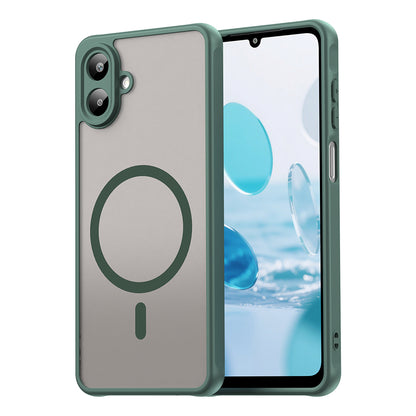 Funda MagSafe para Samsung Galaxy A07 4G A075, Techsuit, HaloFrost II, Verde