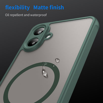 Funda MagSafe para Samsung Galaxy A07 4G A075, Techsuit, HaloFrost II, Verde