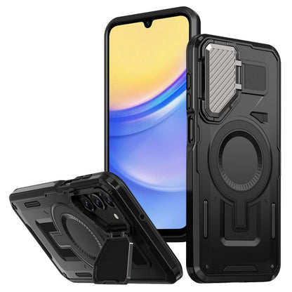 MagSafe Case for Samsung Galaxy A15 5G A156 / A15 A155, Techsuit, CamVault, Black