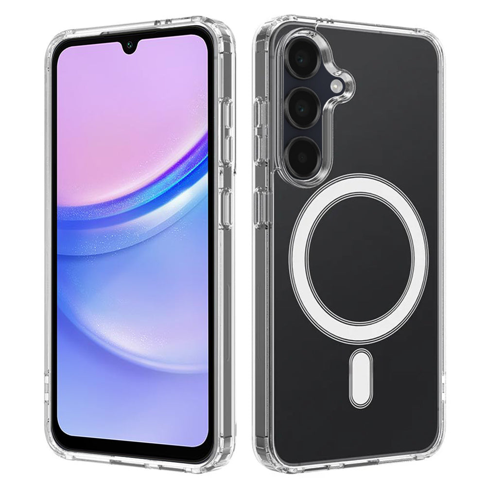 Funda MagSafe para Samsung Galaxy A15 A155, Techsuit, Pro, Transparente