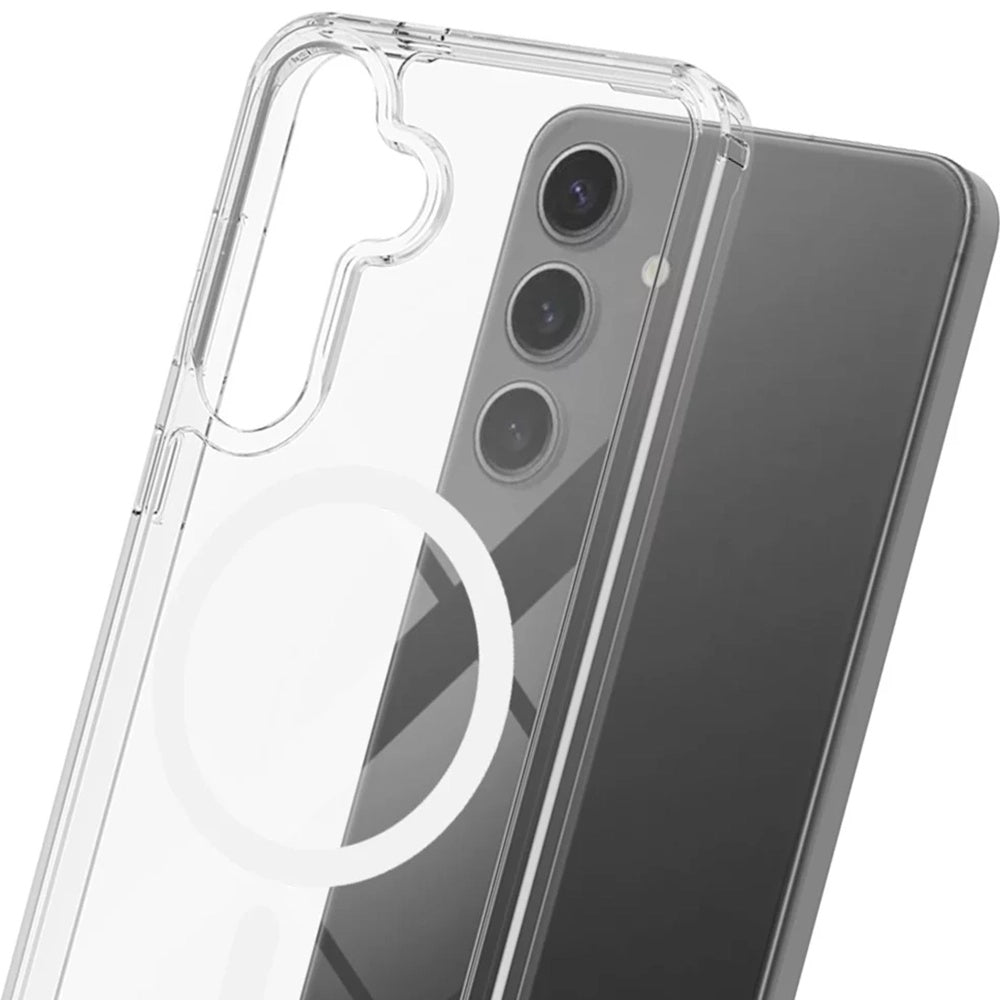 Funda MagSafe para Samsung Galaxy A16 5G A166 / A16 4G A165, 3MK, Armor MagCase, Transparente