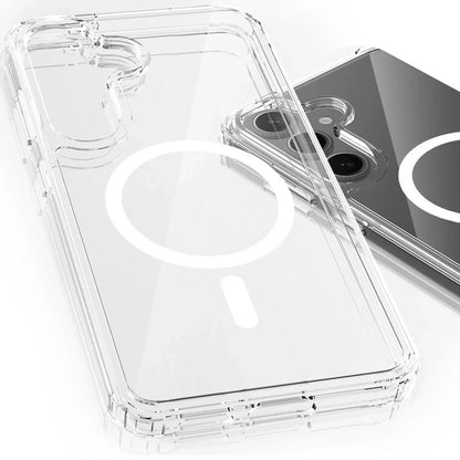 Funda MagSafe para Samsung Galaxy A16 5G A166 / A16 4G A165, 3MK, Armor MagCase, Transparente