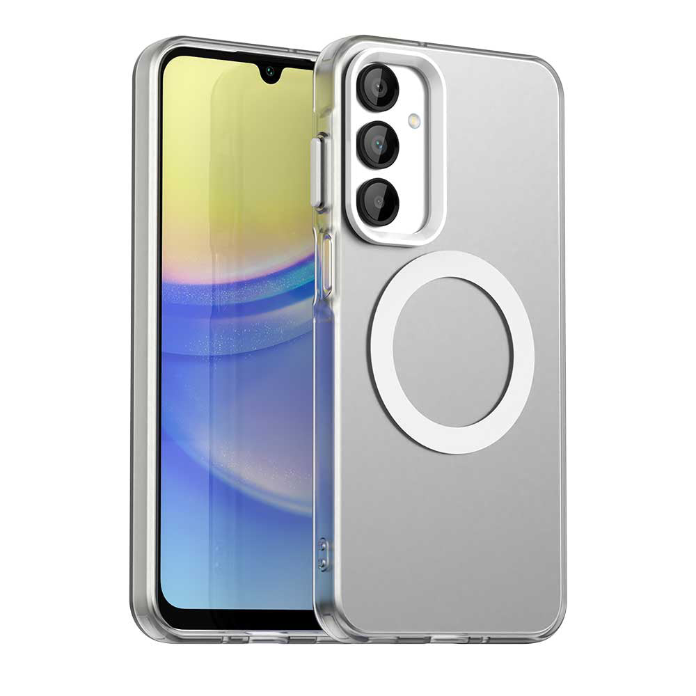 Funda MagSafe para Samsung Galaxy A16 5G A166 / A16 4G A165, Techsuit, CandyCase, Blanca