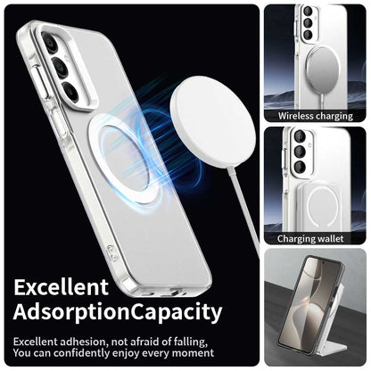 Funda MagSafe para Samsung Galaxy A16 5G A166 / A16 4G A165, Techsuit, CandyCase, Blanca