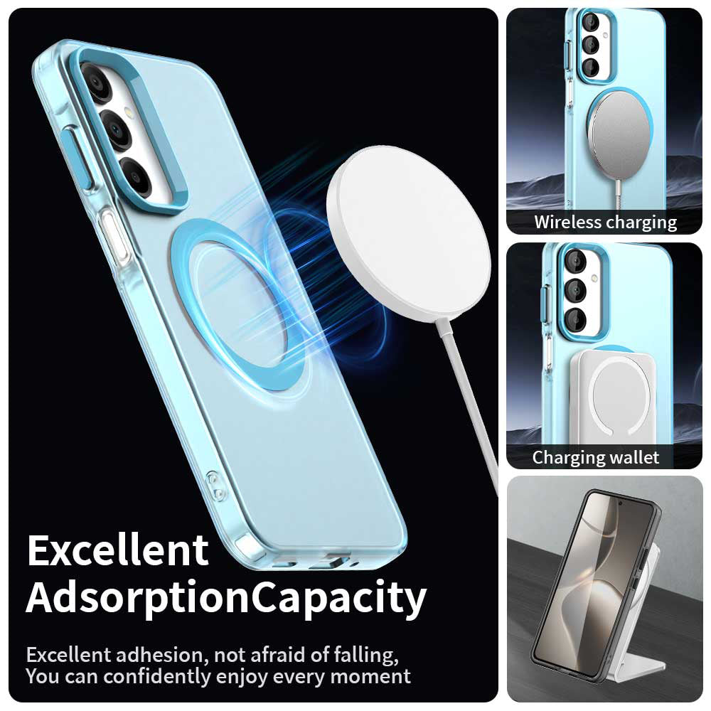 MagSafe Case for Samsung Galaxy A16 5G A166 / A16 4G A165, Techsuit, CandyCase, Blue
