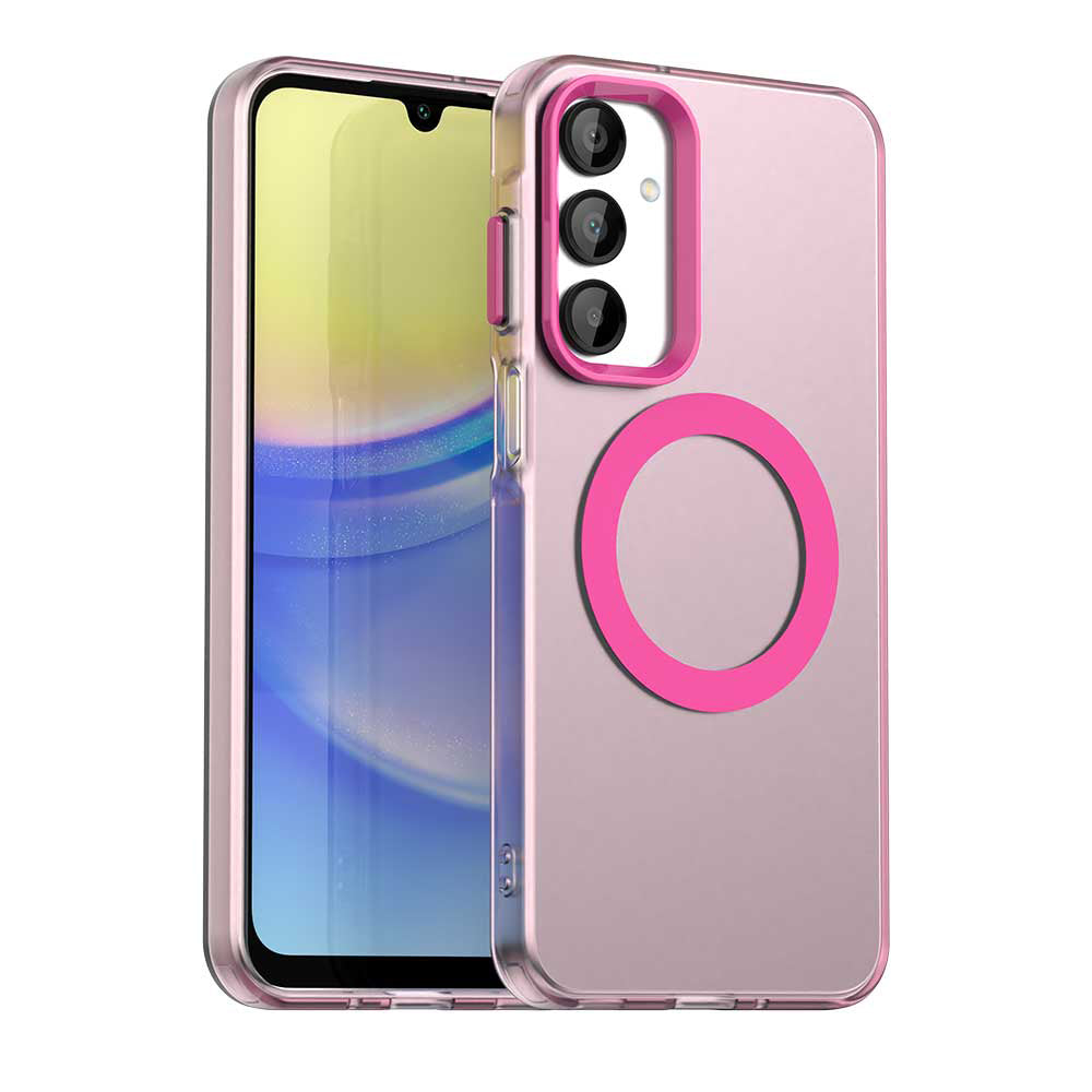 Funda MagSafe para Samsung Galaxy A16 5G A166 / A16 4G A165, Techsuit, CandyCase, Rosa