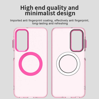Funda MagSafe para Samsung Galaxy A16 5G A166 / A16 4G A165, Techsuit, CandyCase, Rosa